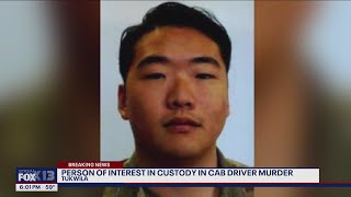 JBLM deserter person of interest in cab drivers murder source says  FOX 13 Seattle [upl. by Lette]