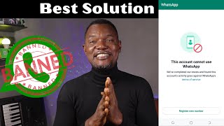 The Best Solution For Banned WhatsApp Account Or Number [upl. by Eentirb]