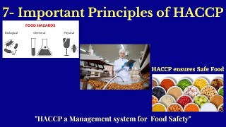 Important Principles of HACCP Which are the principles of HACCP [upl. by Suoivatnom984]