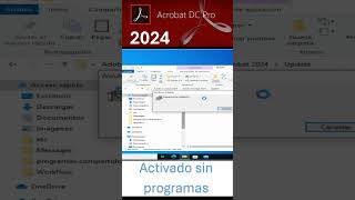 Instalación Adobe Acrobat pro 2024 Activado sin programas adobeacrobat adobe [upl. by Llertniuq]