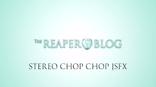 Stereo Chop Chop JSFX Demo [upl. by Hubie167]