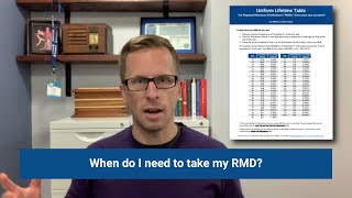 When do I have to take my RMD [upl. by Tsepmet803]