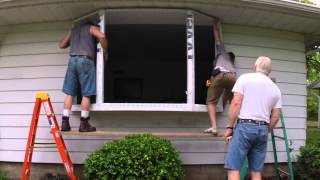 Bay Window Installation  Eureka IL  Renewal by Andersen [upl. by Anital]