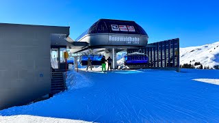 Skigebiet Saalbach Hinterglemm  Leogang  Fieberbrunn  Skifahren⛷️ [upl. by Ahsinert]