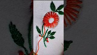 Embroidery flower design shorts shortvideo [upl. by Abijah660]