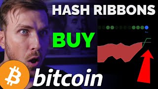 BITCOIN HASH RIBBONS SINALIZOU COMPRA VAMOS À LUA 🚀🌕 [upl. by Tugman100]