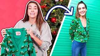 We Try Styling Ugly Christmas Sweaters [upl. by Rooker]