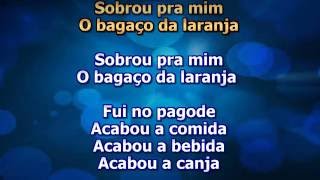 Karaoke Zeca Pagodinho Bagaço da laranja [upl. by Orola]