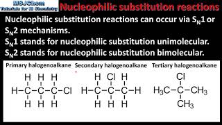 R342 Nucleophilic substitution reactions [upl. by Aerbua]