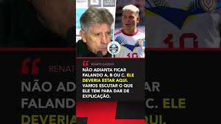 Renato Gaúcho explica situação de Soteldo após não se apresentar ao Grêmio e puxa orelha [upl. by Treharne]