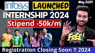 Infosys Global Internship Program 2024  Infosys InStep Paid Internship For Undergraduate Students [upl. by Arej]