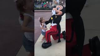 Toddler’s Heartwarming Reaction Meeting Her Favorite Cartoon [upl. by Nnor]