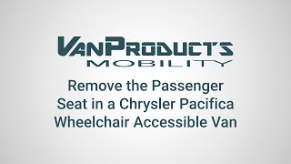 Seat Removal in a Chrysler Pacifica [upl. by Chris420]