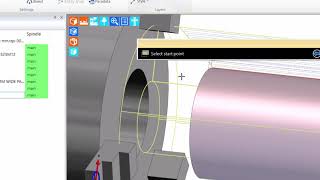 Parting Off Cycle  Edgecam 2019 R1 [upl. by Yrohcaz]