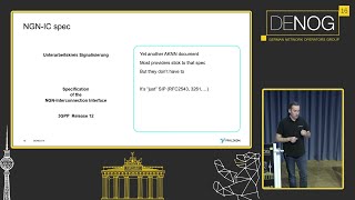 DENOG16  SIP Interworking between voice carriers [upl. by Nnylaj481]