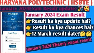 Haryana Polytechnic Result 2024 Hsbte Semester exam update Hsbte latest update [upl. by Bender]