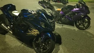 Zx14r vs Hayabusa [upl. by Akemat]