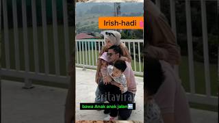 Irish BellaHadi bawa anak jalan weekend ✅🌺 irishbella irish BVa fypviral beritaterbaru viral [upl. by Enerual340]