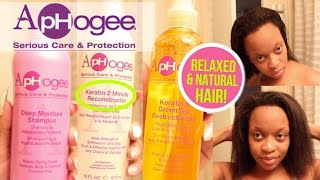 Aphogee 2 Minute Reconstructor for Transitioning Hair Relaxed amp Natural [upl. by Ecaidnac973]