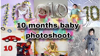 Latest 10 month baby photoshoot ideas । diy baby photoshoot ideas। 10 month baby photoshoot [upl. by Koeppel]