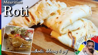 Mauritian Roti Step by Step Recipe  Mauritian Flatbread [upl. by Haddad111]