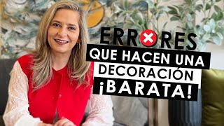 🔥ERRORES QUE HACEN UNA DECORACIÓN ¡¡BARATA🔥 [upl. by Nallaf9]