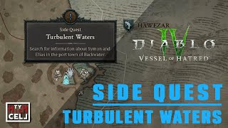 Turbulent Waters side quest  DIABLO IV [upl. by Ut]