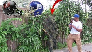 BUSHMAN PRANK AT TAMPA BAY BUCCANEERS VS NEW YORK GIANTS [upl. by Pate621]