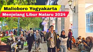 Suasana Malioboro Yogyakarta Di Malam Hari Menjelang Libur Nataru 2024  Wisata Jogja Terbaru [upl. by Christie]