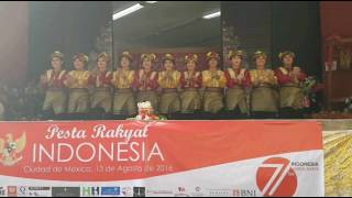 TARI SAMAN CIOFF INDONESIA DI MEXICO CITY [upl. by Leoy]