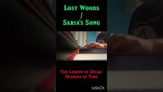 Lost WoodsSarias Song  The Legend of Zelda Ocarina of Time Piano Cover [upl. by Murrah285]