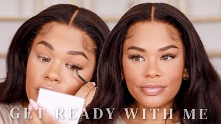 full grwm chill dinner vibes  hair makeup outfit amp fragrance  arnellarmon [upl. by Cayla]