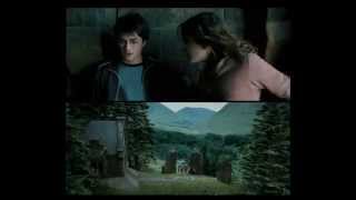 Harry Potter remonte le temps  comparaison des scènes   Harry Potter back in time split screen [upl. by Eynenihc]