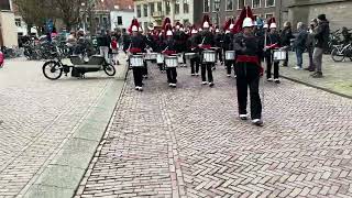 Kamper Trompetter Korps straatparade Sail Kampen 2024 33 [upl. by Jackquelin32]