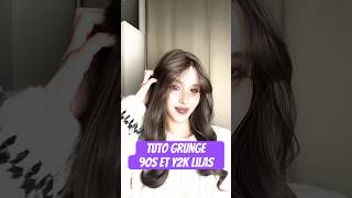 Look Lilas Y2K avec un Twist Grunge 90s  Tuto Makeup grungemakeup 90smakeup eyeshadowtutorial [upl. by Roosevelt445]