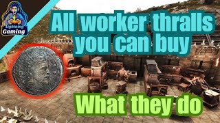 Buying worker thralls Are they any good Conan exiles age of war chapter 4 2024 [upl. by Waylan]