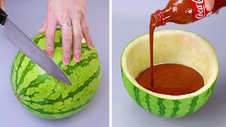 Creative WATERMELON Dessert Recipes For Summer  So Tasty Cake Decorating Hacks  Yummy Cake [upl. by Miksen]