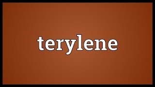 Terylene Meaning [upl. by Aisenat]