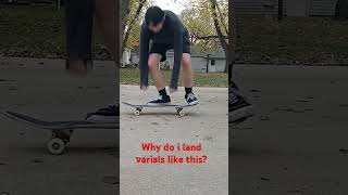 Varials skate struggle skate varialflip help [upl. by Schear]