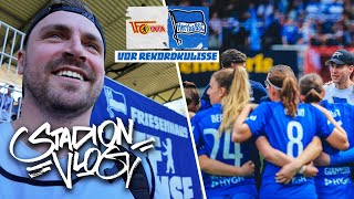 So STOLZ auf dieses TEAM 🥹💙🤍 1 FC Union vs Hertha BSC Frauen  STADION VLOG 🏟⚽ [upl. by Ytsirt]