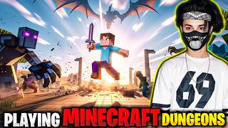 MINECRAFT DUNGEON PLAYING FIRST TIME  HINDI DUBBED  ProBoiz 95  Anshu Bisht  Techno Gamerz 1 [upl. by Nnaj310]