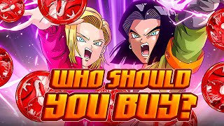 TOP ANDROIDS STOCKS ARE UP WHO SHOULD YOU BUY WITH YOUR HARD EARNED RED COINS Dokkan Battle [upl. by Karlik772]