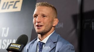 UFC 227s TJ Dillashaw Cody Garbrandt Got Rematch Because Hes Willing to Make a Fool of Himself [upl. by Neelrak639]