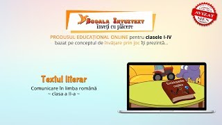 Textul literar Comunicare în limba română – clasa a IIa [upl. by Ellennej]