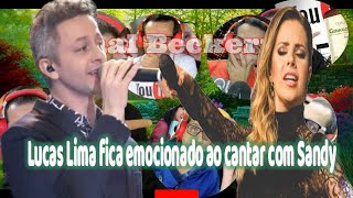 Lucas Lima fica emocionado ao cantar com Sandy no Altas Horas [upl. by Landy]