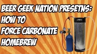 How to force carbonate homebrew the simple way  Beer Geek Nation Craft Beer Reviews [upl. by Regnig]