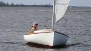 SturDee Cat Boat  Long Island Great South Bay Sailboat [upl. by Fausta]