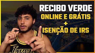 Como abrir atividade Recibo verde em Portugal ONLINE E GRÁTIS [upl. by Geoff]