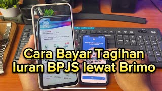 Cara bayar tagihan iuran bpjs lewat aplikasi brimo bri [upl. by Gabriell347]