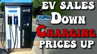 EV Sales Are down Public EV Charging Prices Are Going Up Is Ultra fast Charging too expensive [upl. by Sucerdor592]